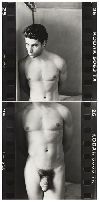 BILL COSTA (1944-1995) Teds Portrait, a diptych.